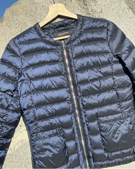 Bunda dámská Massimo Dutti černo-modrá